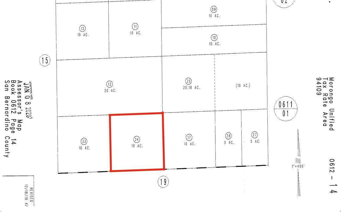 10 Acres of Recreational Land for Sale in Twentynine Palms, California