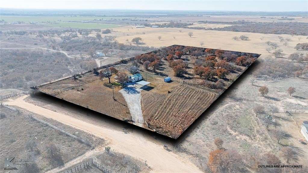 5 Acres of Residential Land with Home for Sale in Hawley, Texas