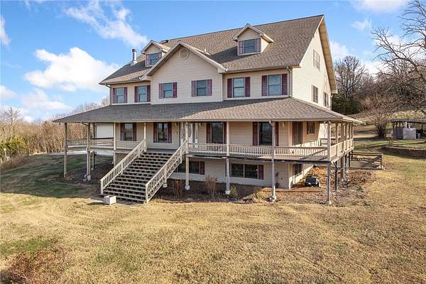 40 Acres of Land with Home for Sale in Marshall, Arkansas