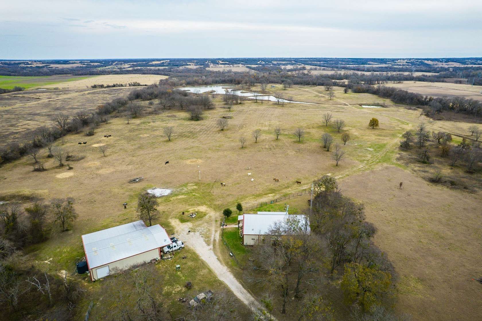 103 Acres of Land with Home for Sale in Ennis, Texas
