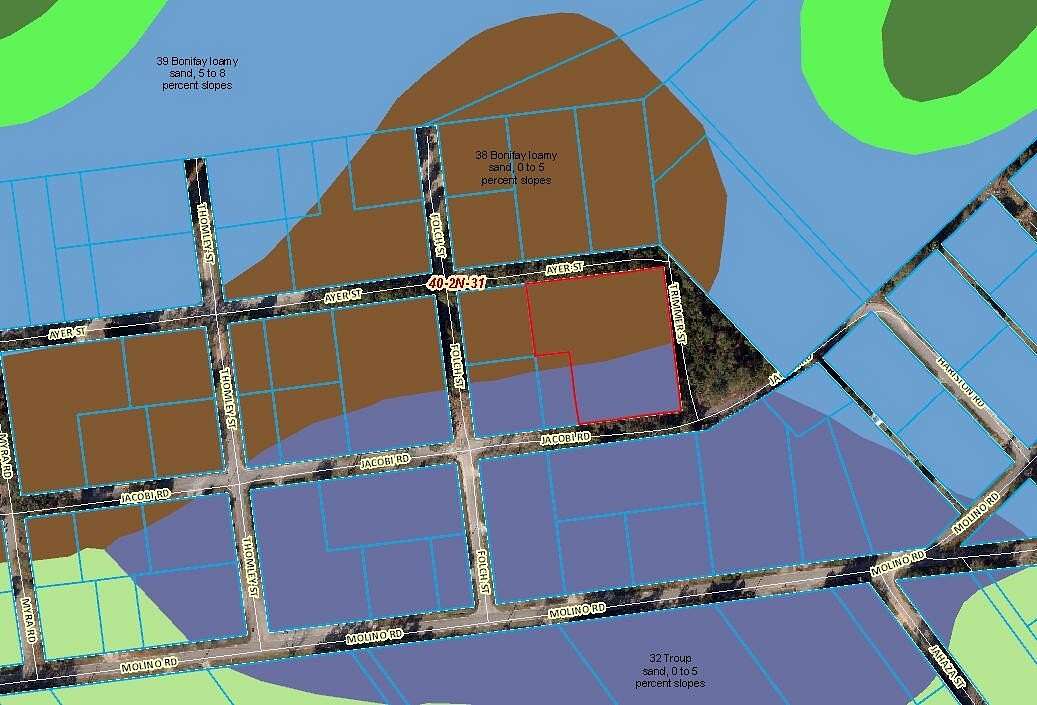 1.2 Acres of Residential Land for Sale in Molino, Florida