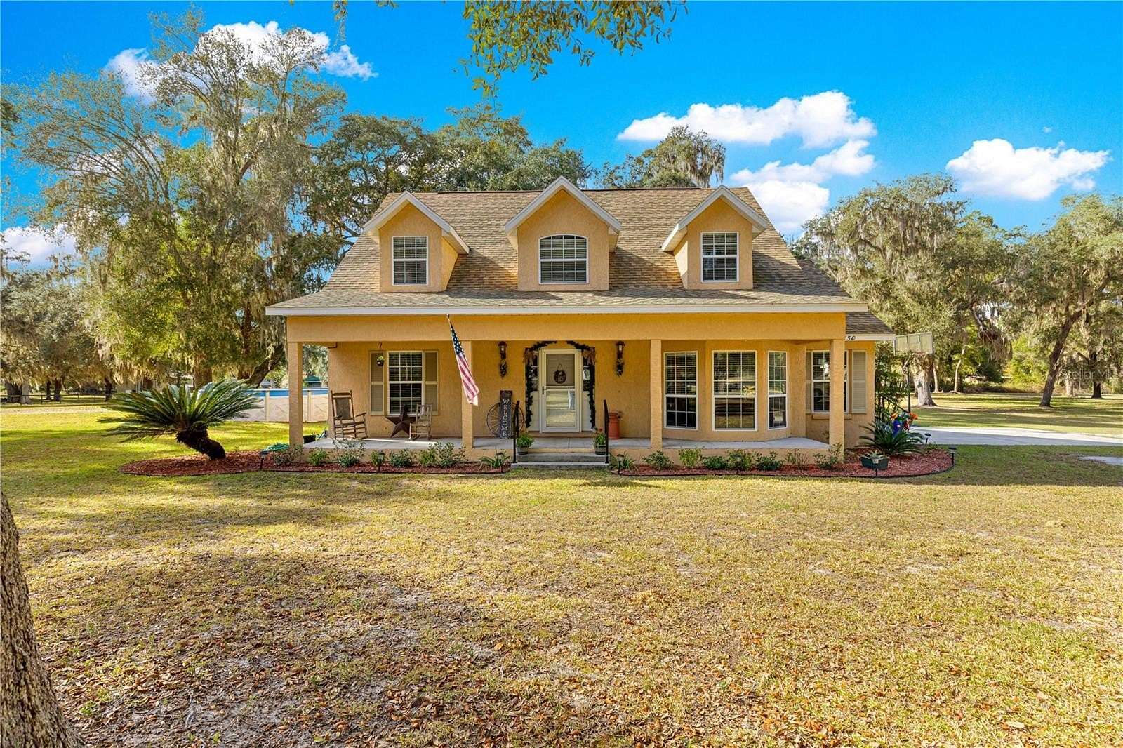 8.62 Acres of Land with Home for Sale in Anthony, Florida