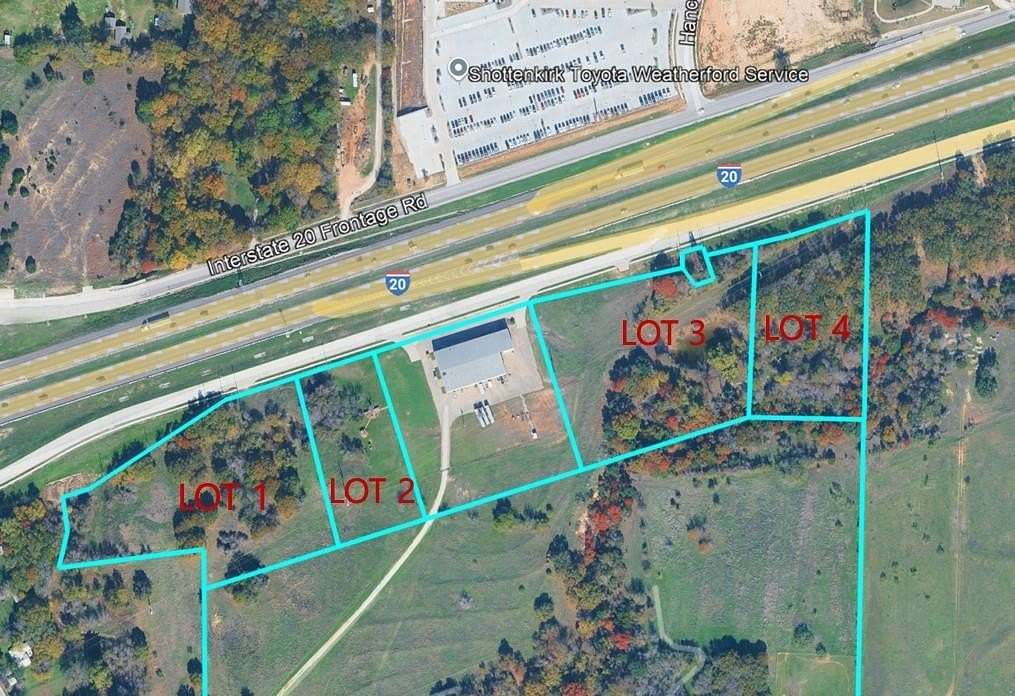 4.5 Acres of Commercial Land for Sale in Weatherford, Texas