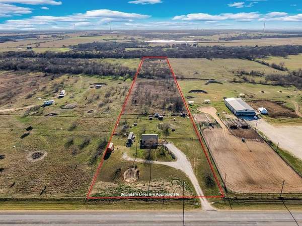 10 Acres of Land with Home for Sale in Hubbard, Texas