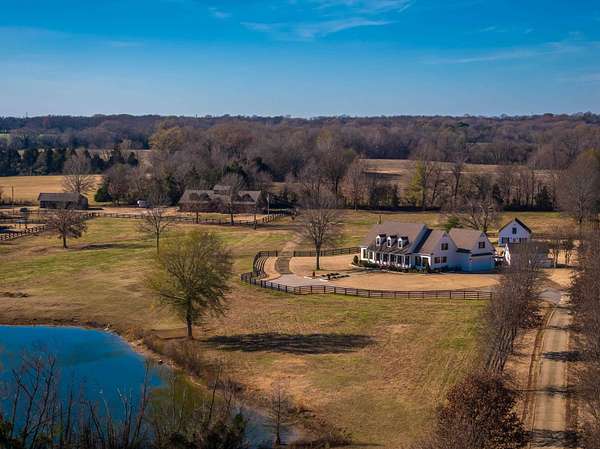 37.9 Acres of Land with Home for Sale in Somerville, Tennessee
