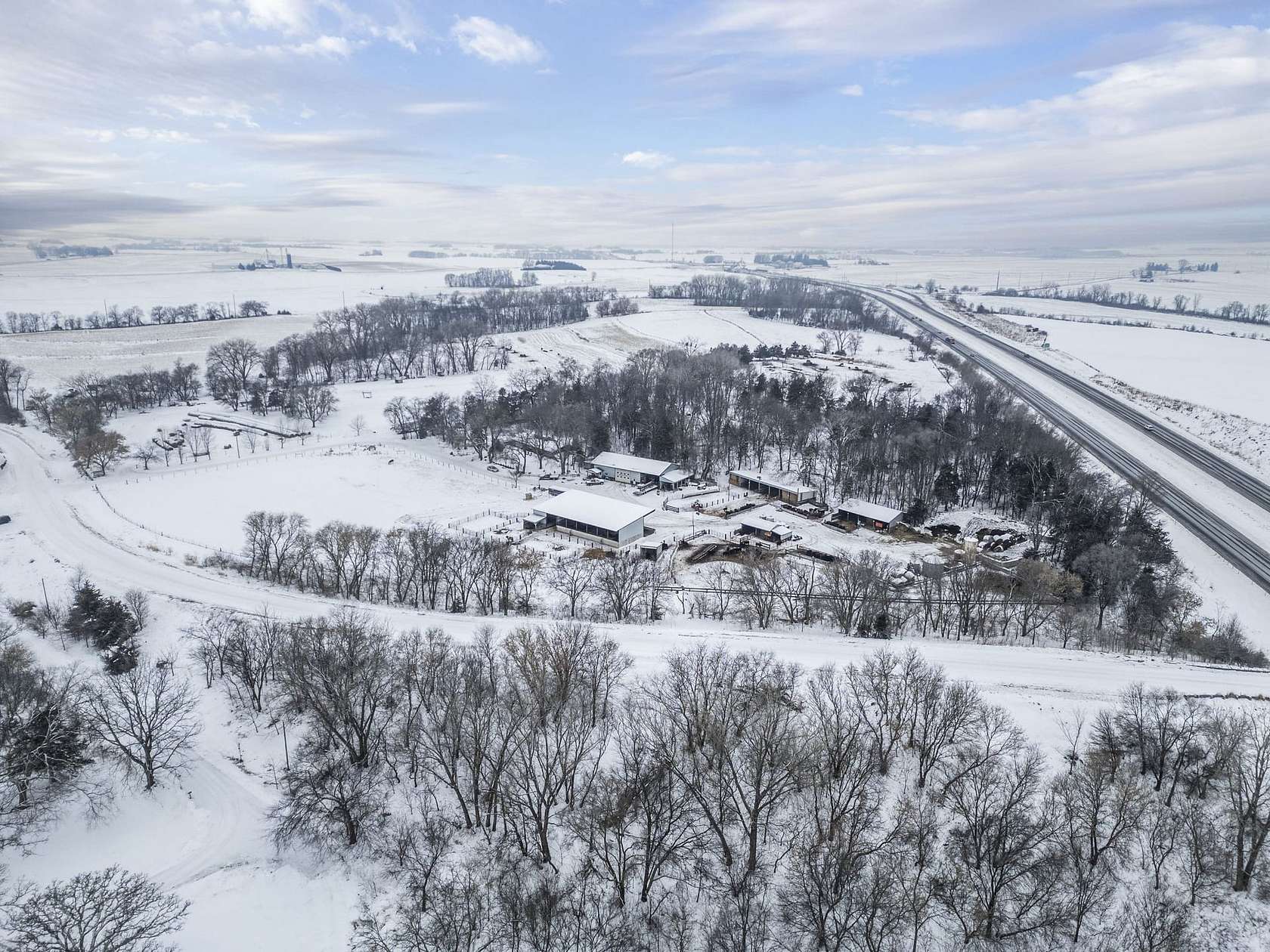 78.5 Acres of Land with Home for Sale in Brandon, Iowa