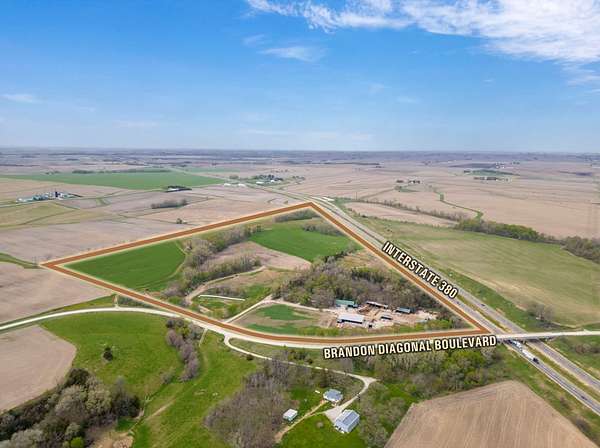 78.5 Acres of Land with Home for Sale in Brandon, Iowa