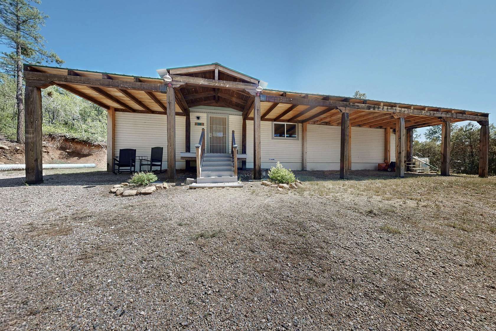 5 Acres of Residential Land with Home for Sale in Tijeras, New Mexico