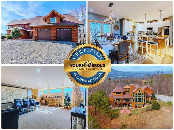 54.5 Acres of Land with Home for Sale in Sevierville, Tennessee