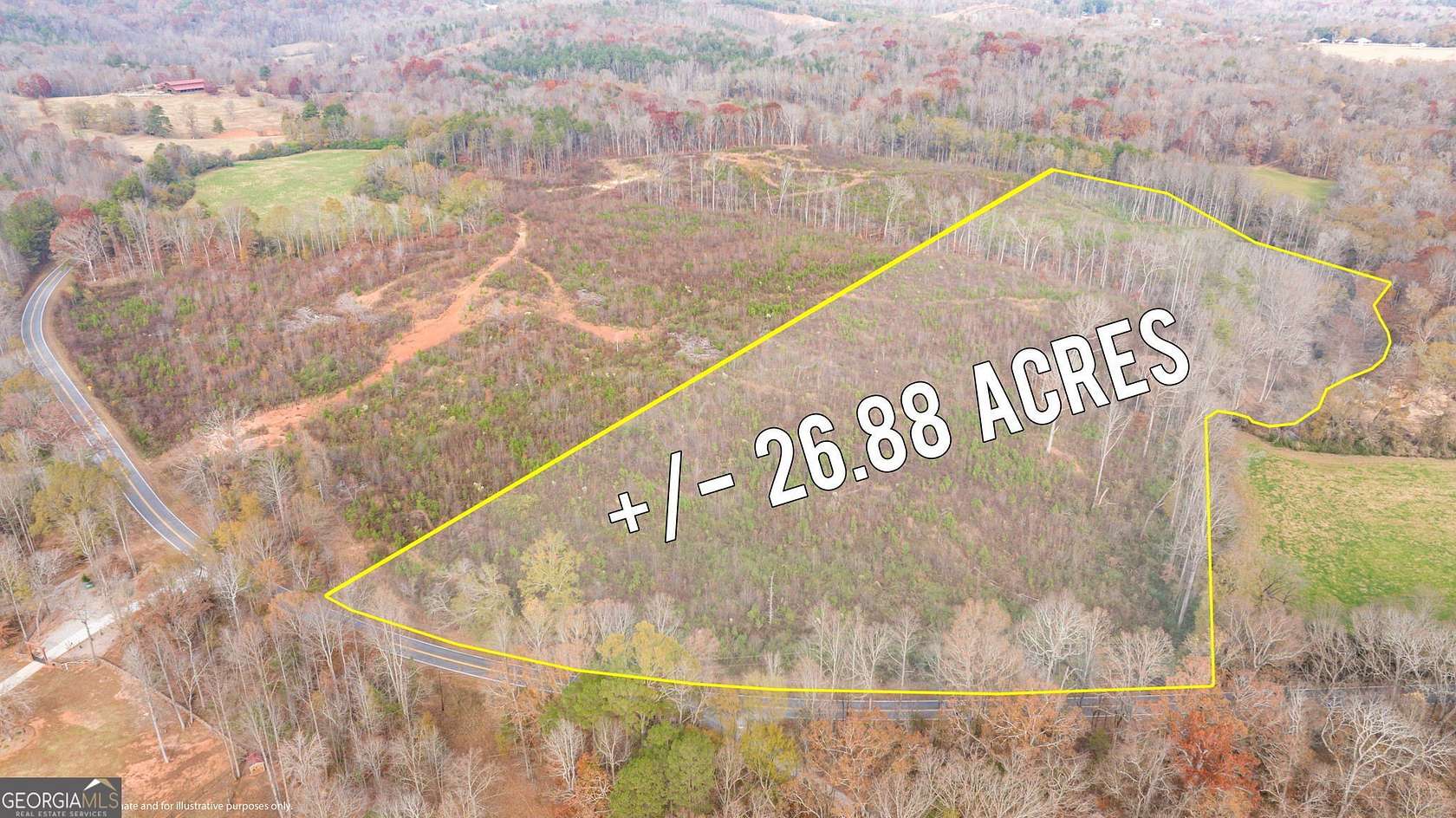 26.9 Acres of Agricultural Land for Sale in Alto, Georgia