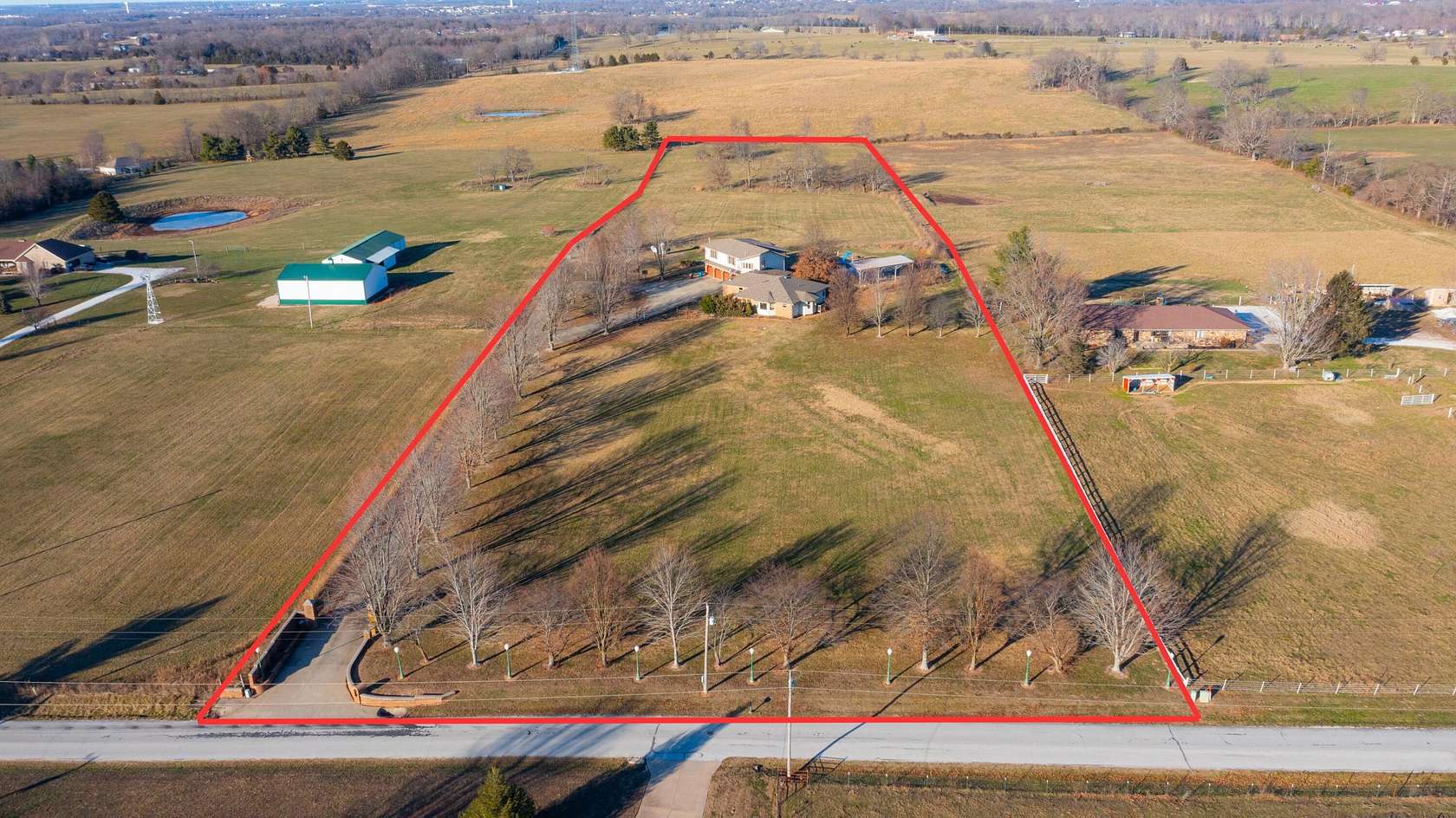 8.2 Acres of Residential Land with Home for Sale in Ozark, Missouri
