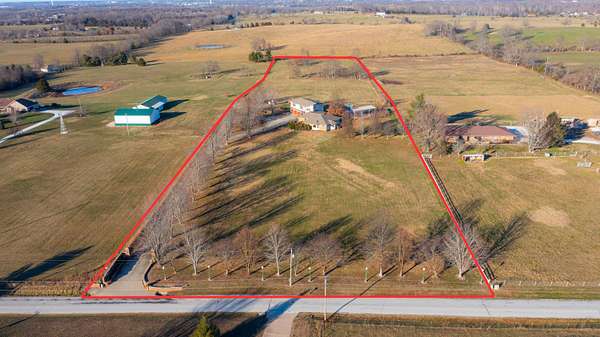 8.2 Acres of Residential Land with Home for Sale in Ozark, Missouri