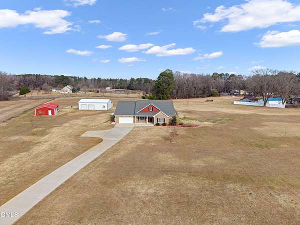 6.65 Acres of Residential Land with Home for Sale in Kenly, North Carolina