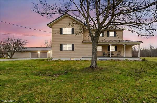 3 Acres of Land with Home for Sale in Jefferson, Ohio