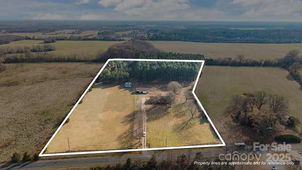 11 Acres of Land with Home for Sale in Marshville, North Carolina