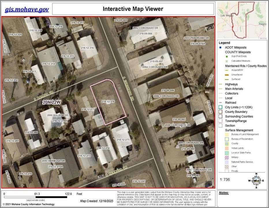 0.08 Acres of Residential Land for Sale in Bullhead City, Arizona