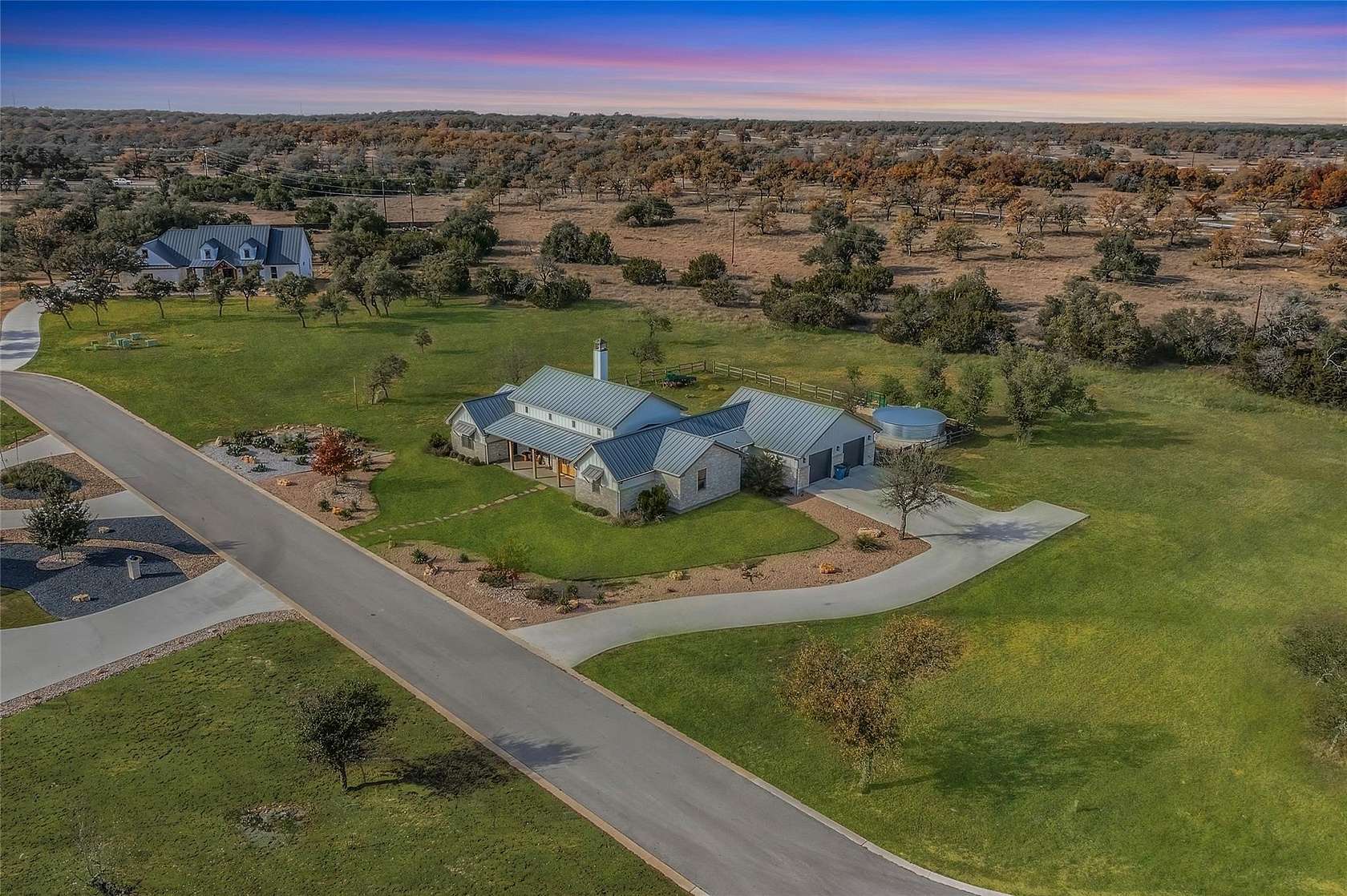 3 Acres of Land with Home for Sale in Round Mountain, Texas