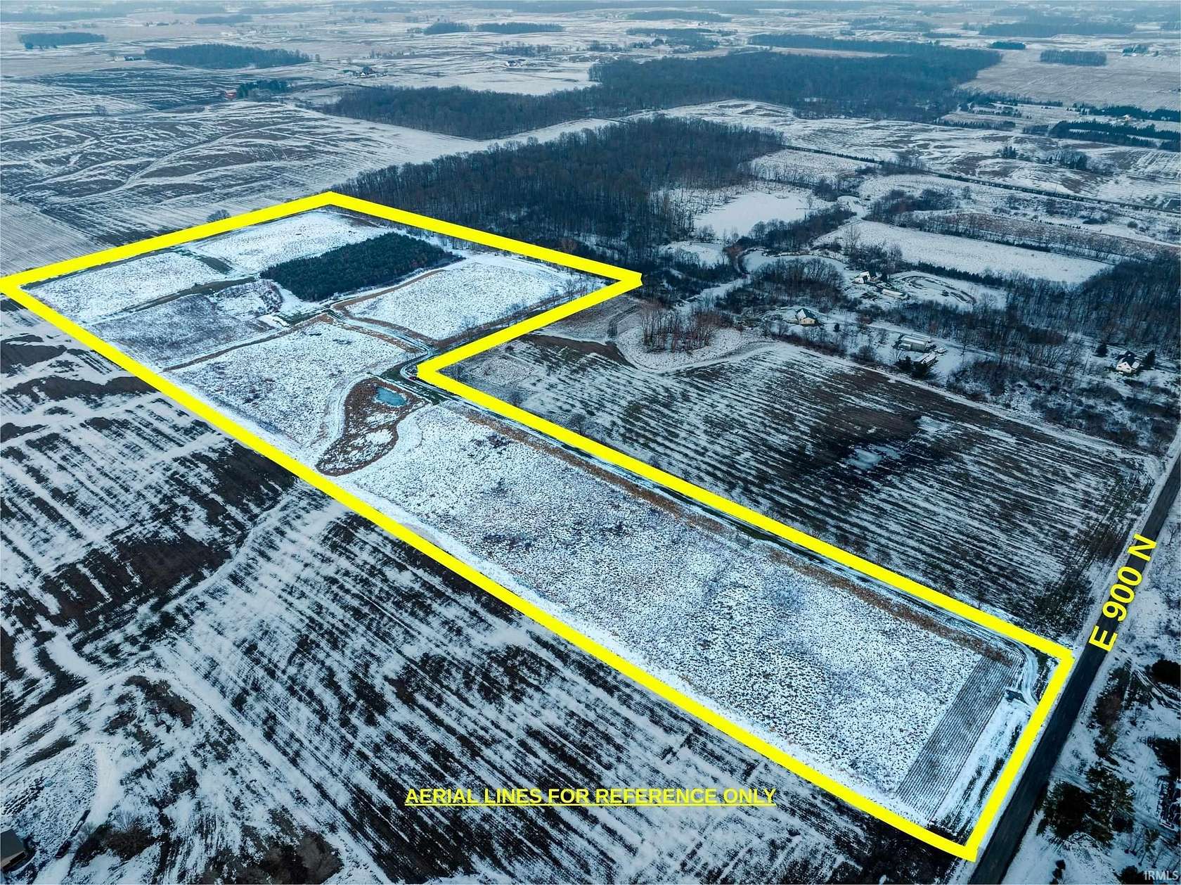 41.7 Acres of Land for Sale in Kendallville, Indiana