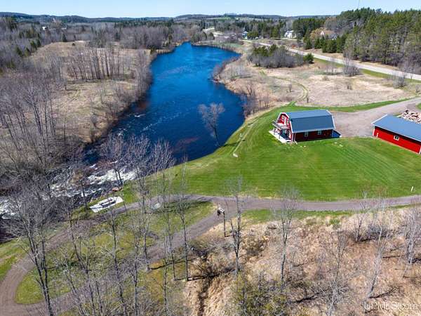 13 Acres of Land with Home for Sale in Foster City, Michigan