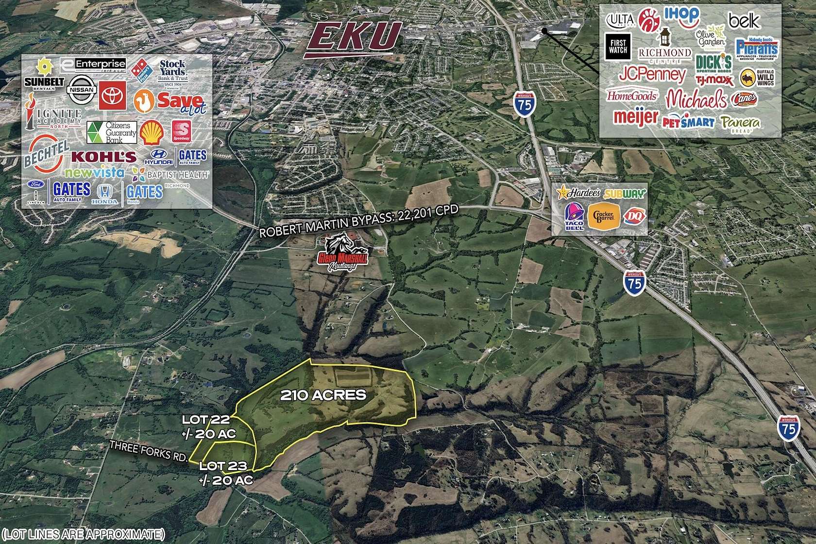 19.6 Acres of Land for Sale in Richmond, Kentucky