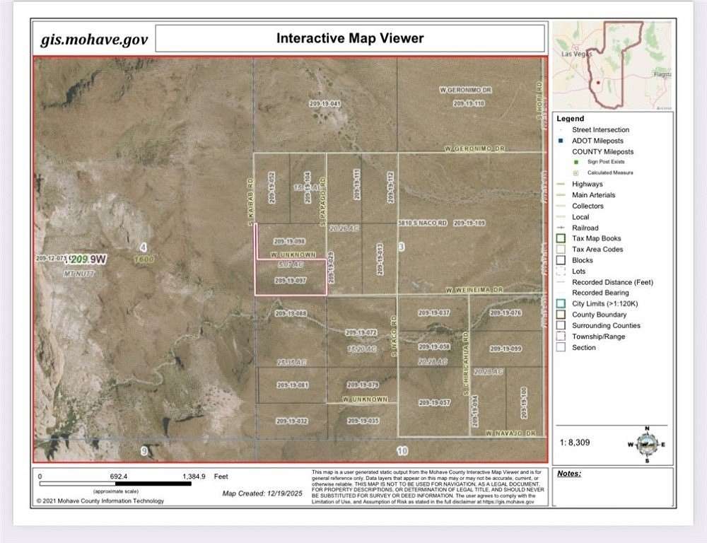 5.2 Acres of Residential Land for Sale in Golden Valley, Arizona