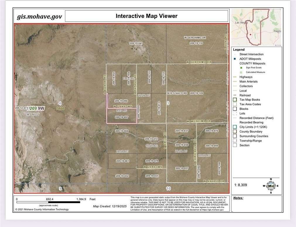 5.2 Acres of Residential Land for Sale in Golden Valley, Arizona
