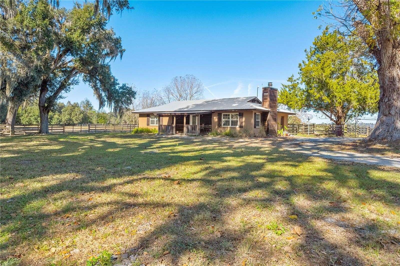 10.4 Acres of Land with Home for Sale in Williston, Florida