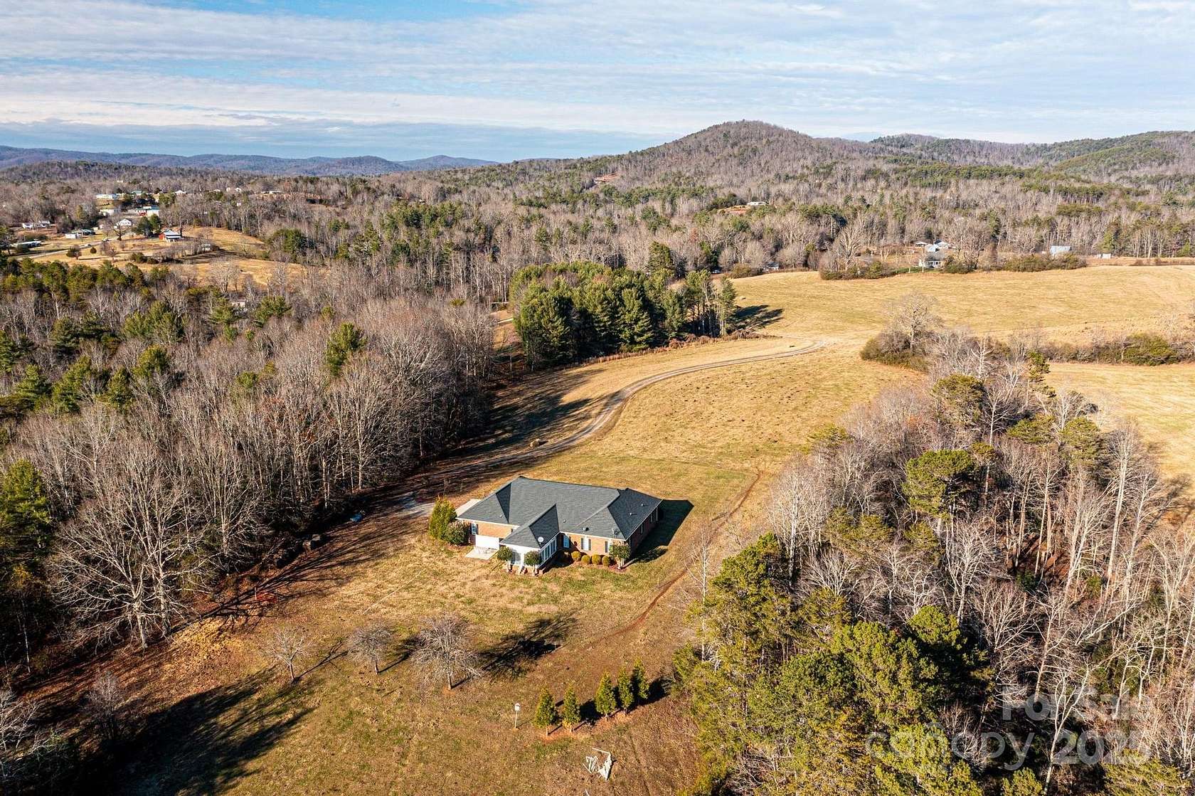 30.9 Acres of Land with Home for Sale in Granite Falls, North Carolina