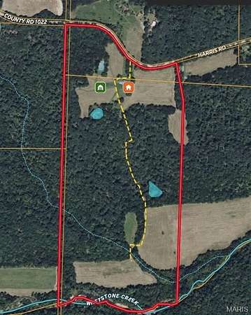 89.5 Acres of Land with Home for Sale in Montgomery City, Missouri