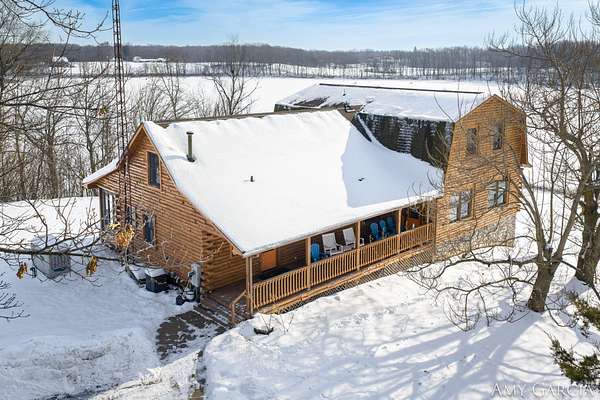 38.5 Acres of Agricultural Land with Home for Sale in Delton, Michigan