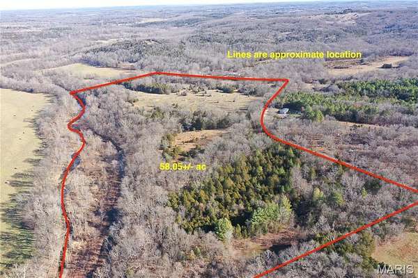 58 Acres of Land for Sale in Irondale, Missouri