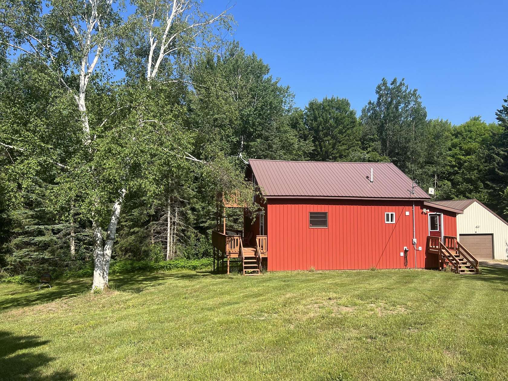 25 Acres of Recreational Land with Home for Sale in McMillan, Michigan