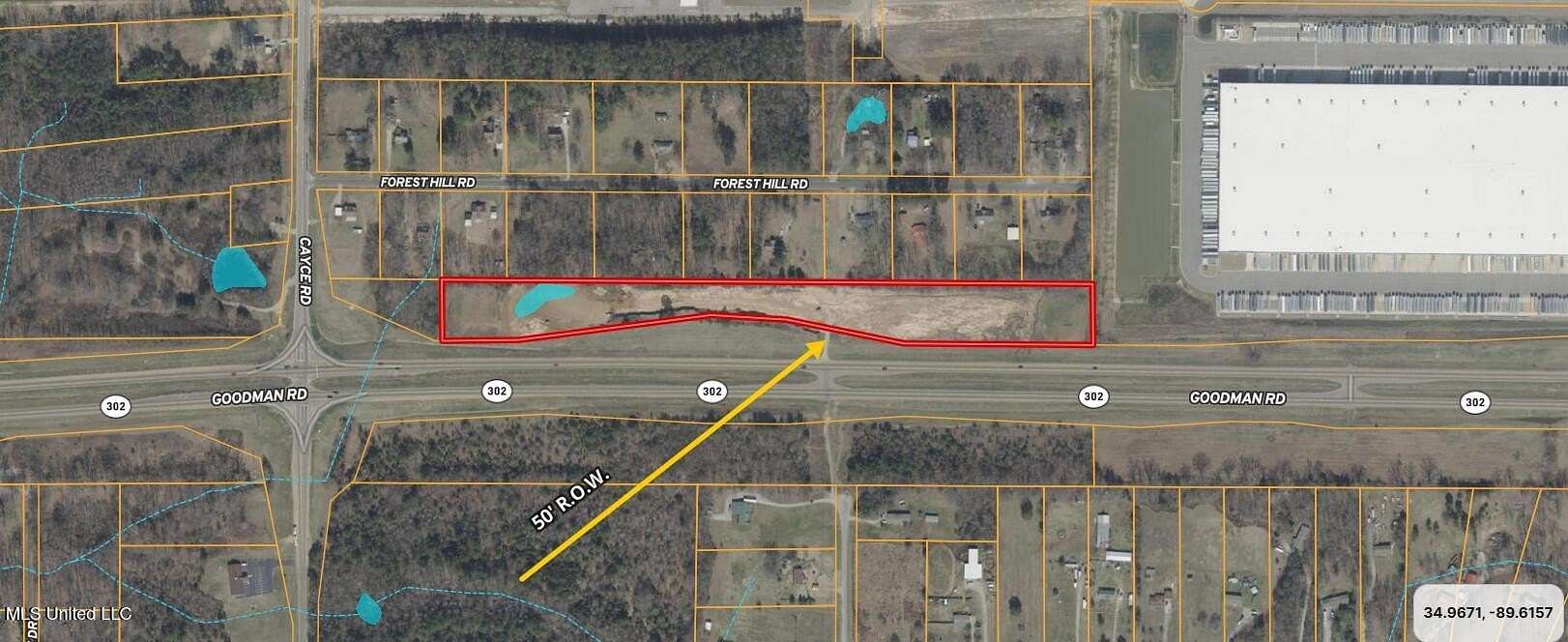 9 Acres of Commercial Land for Sale in Byhalia, Mississippi
