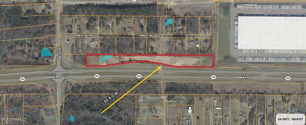 9 Acres of Commercial Land for Sale in Byhalia, Mississippi