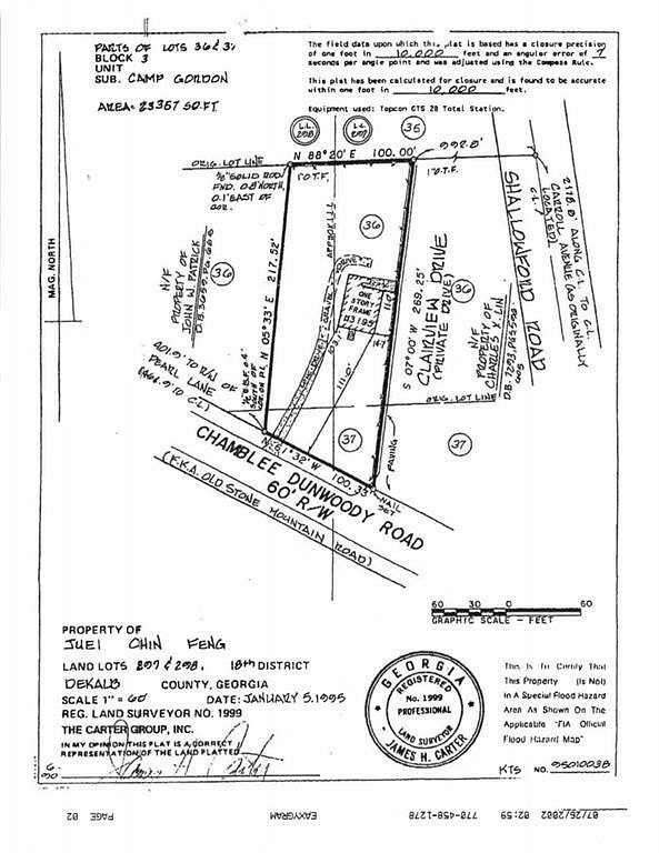 0.57 Acres of Commercial Land for Sale in Chamblee, Georgia