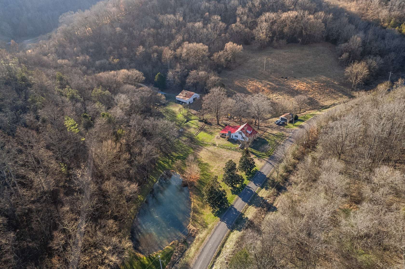 20 Acres of Land with Home for Sale in Belfast, Tennessee