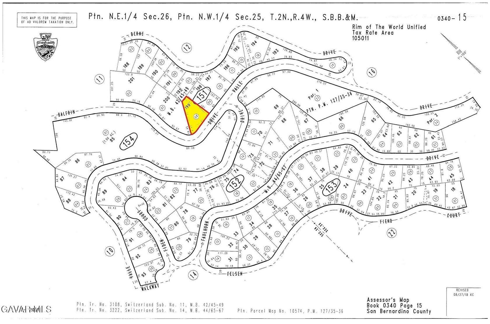 Residential Land for Sale in Crestline, California