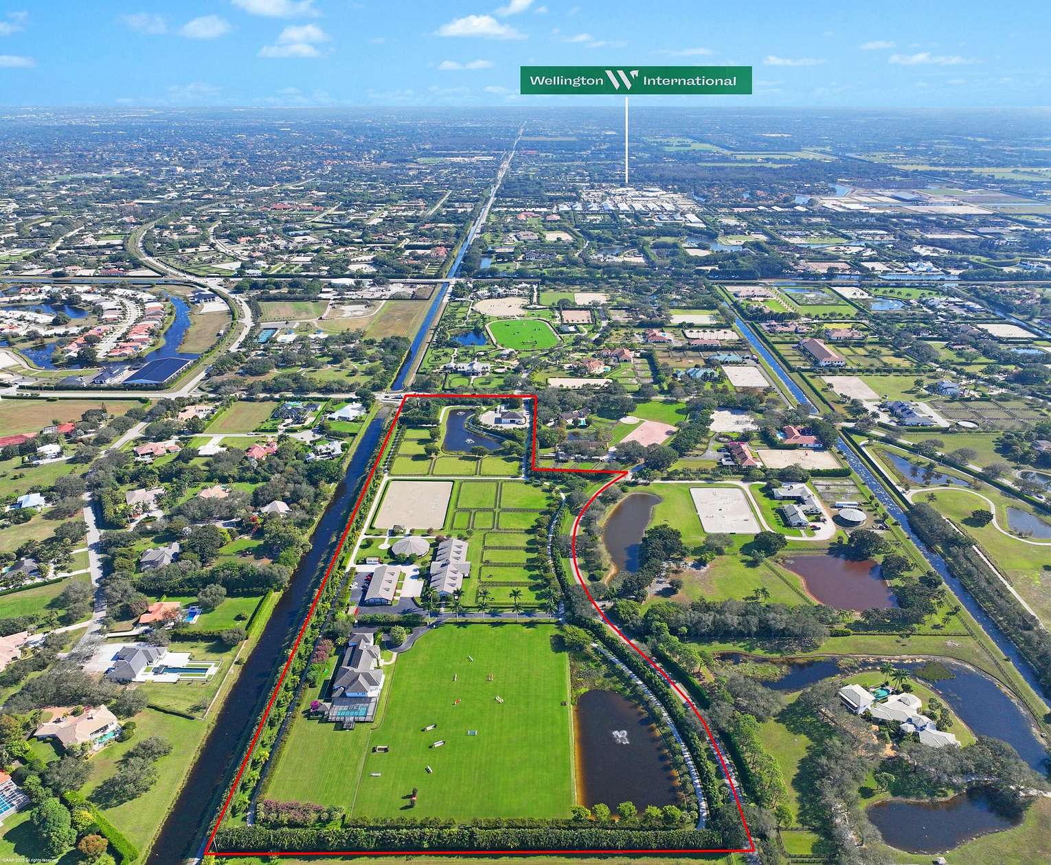 23 Acres of Agricultural Land with Home for Sale in Wellington, Florida