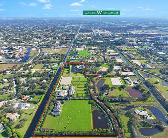 23 Acres of Agricultural Land with Home for Sale in Wellington, Florida