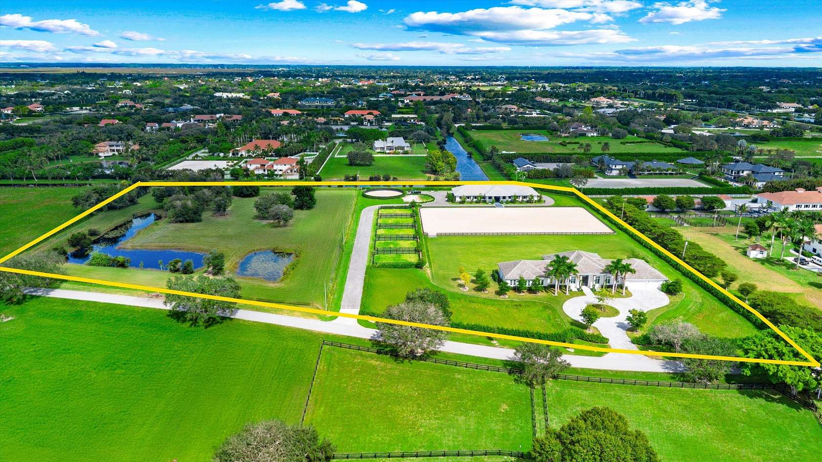 10 Acres of Land with Home for Sale in Wellington, Florida