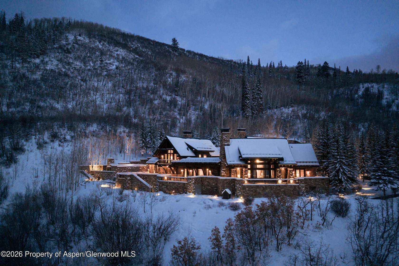 66.6 Acres of Recreational Land with Home for Sale in Aspen, Colorado