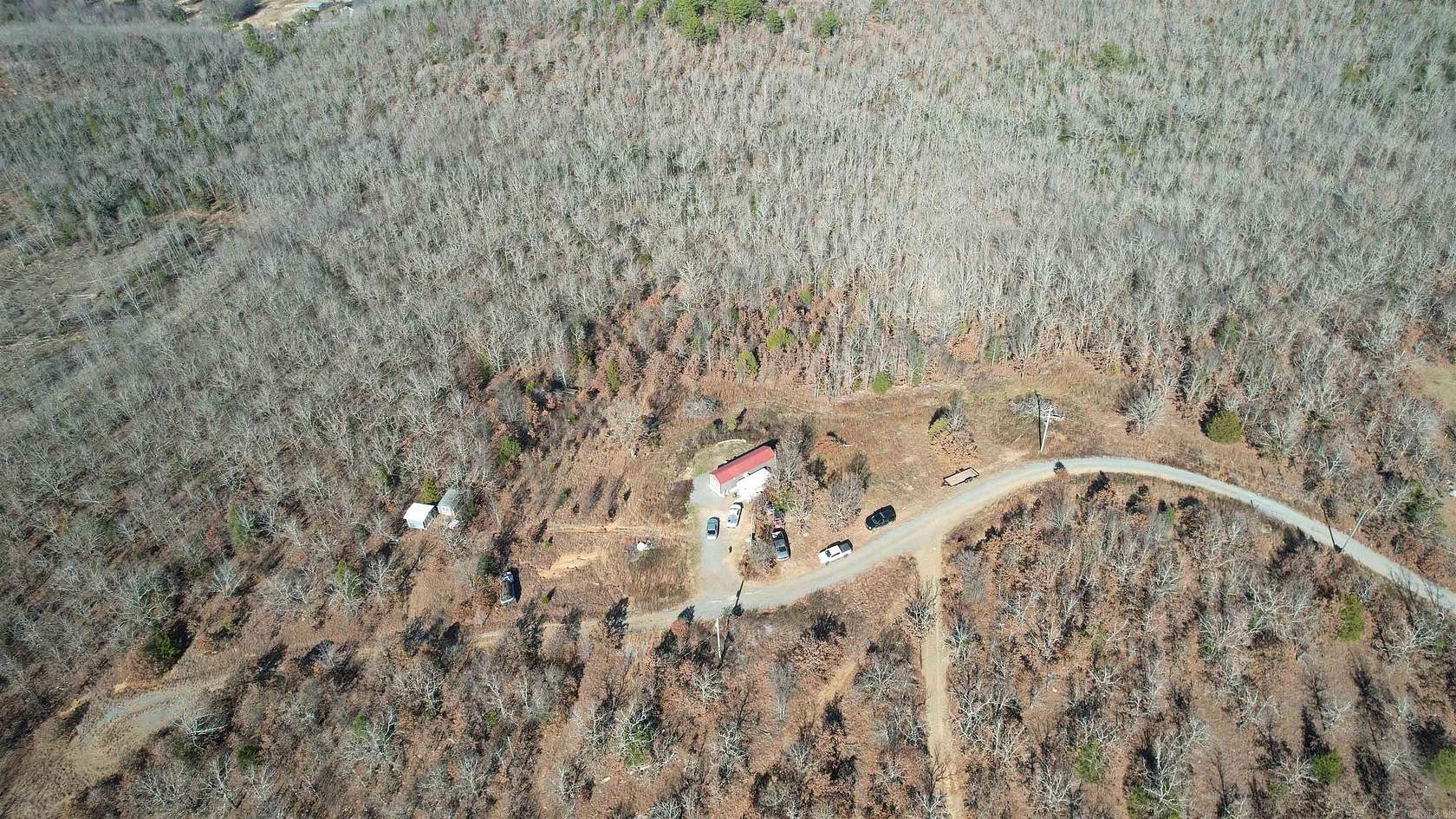 24.1 Acres of Recreational Land with Home for Sale in Conway, Arkansas