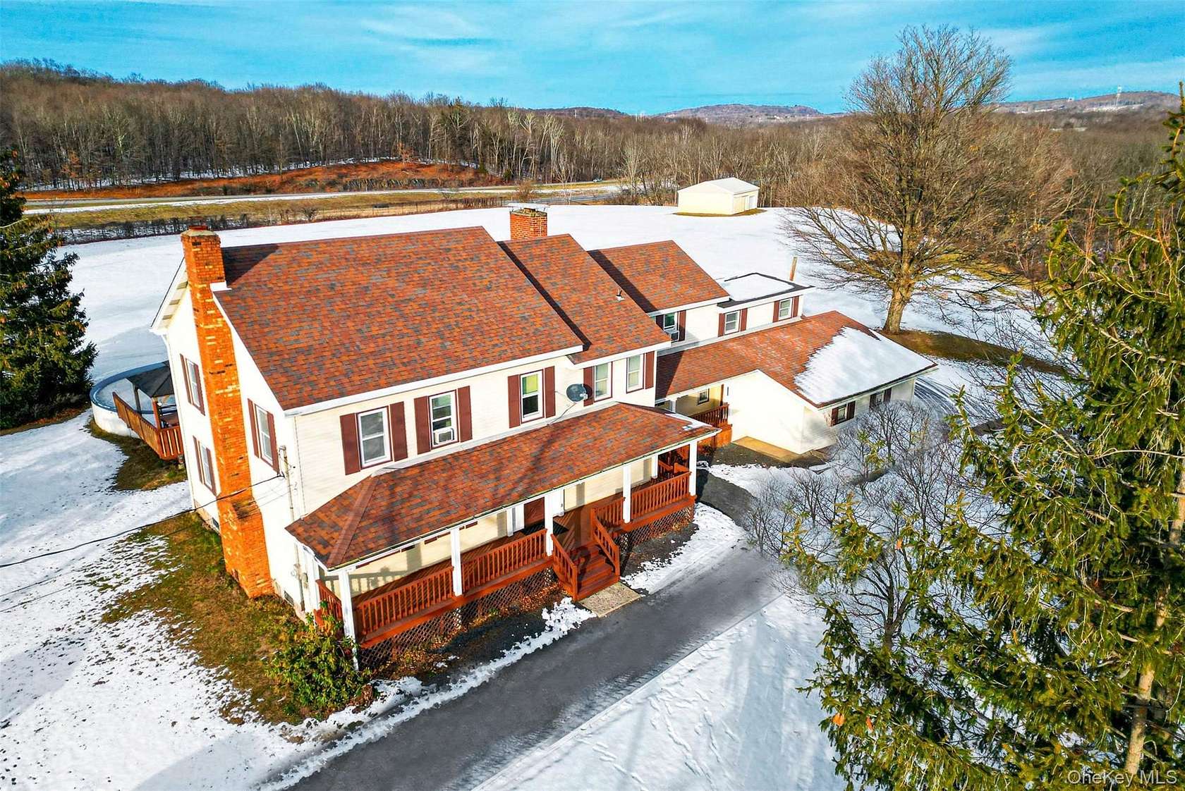 22.6 Acres of Recreational Land with Home for Sale in Middletown, New York