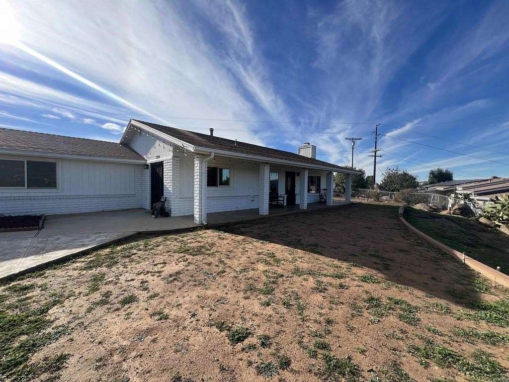 1.5 Acres of Residential Land with Home for Lease in Alpine, California