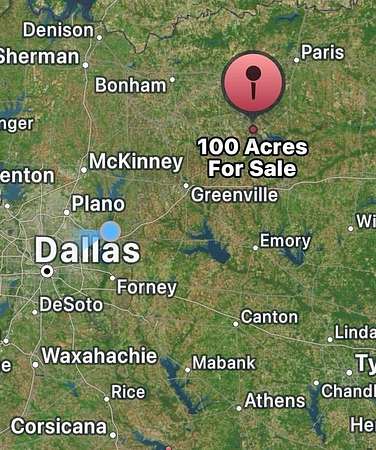 101 Acres of Agricultural Land for Sale in Cooper, Texas