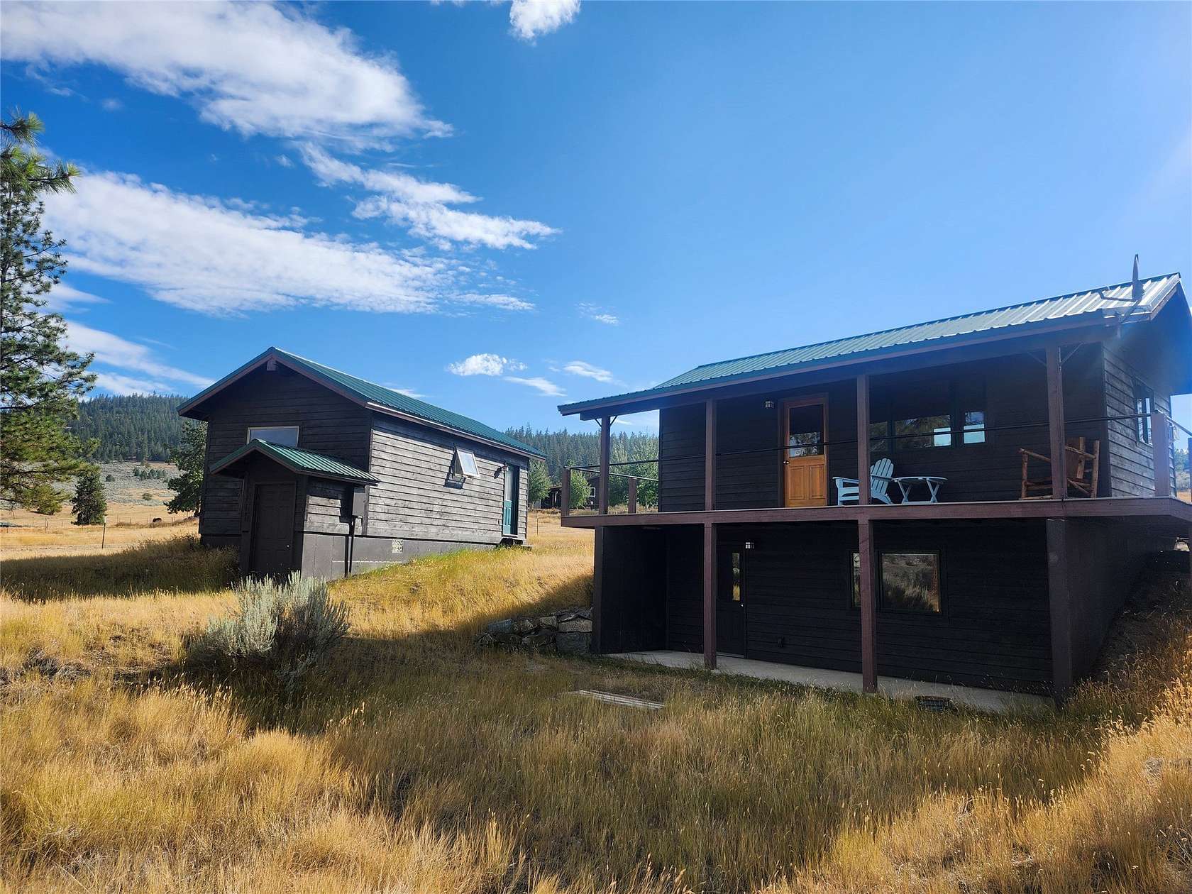 5 Acres of Residential Land with Home for Sale in Hot Springs, Montana