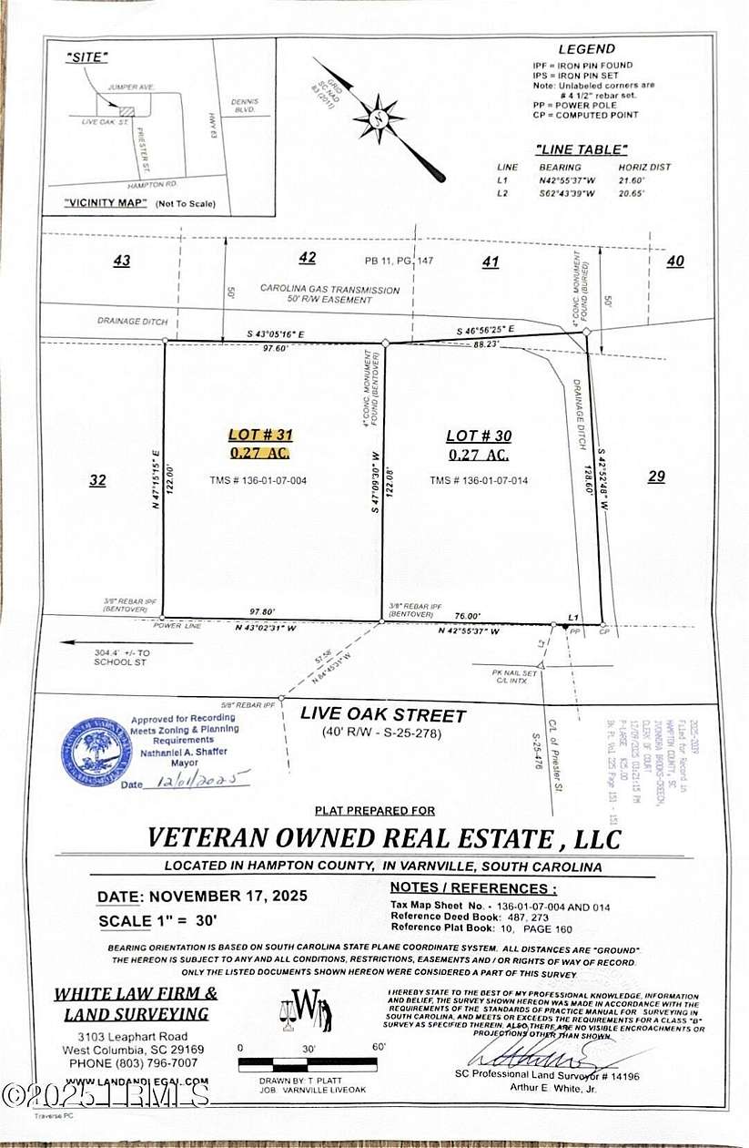 0.27 Acres of Residential Land for Sale in Varnville, South Carolina