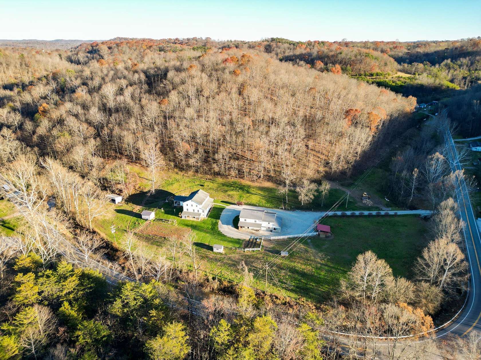 15 Acres of Land with Home for Sale in Gallipolis, Ohio