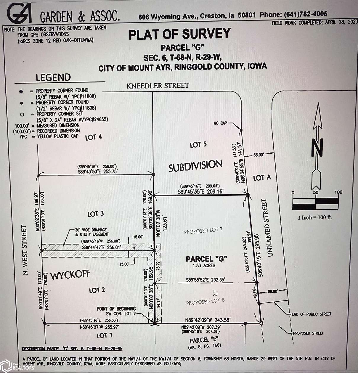 1.53 Acres of Residential Land for Sale in Mount Ayr, Iowa