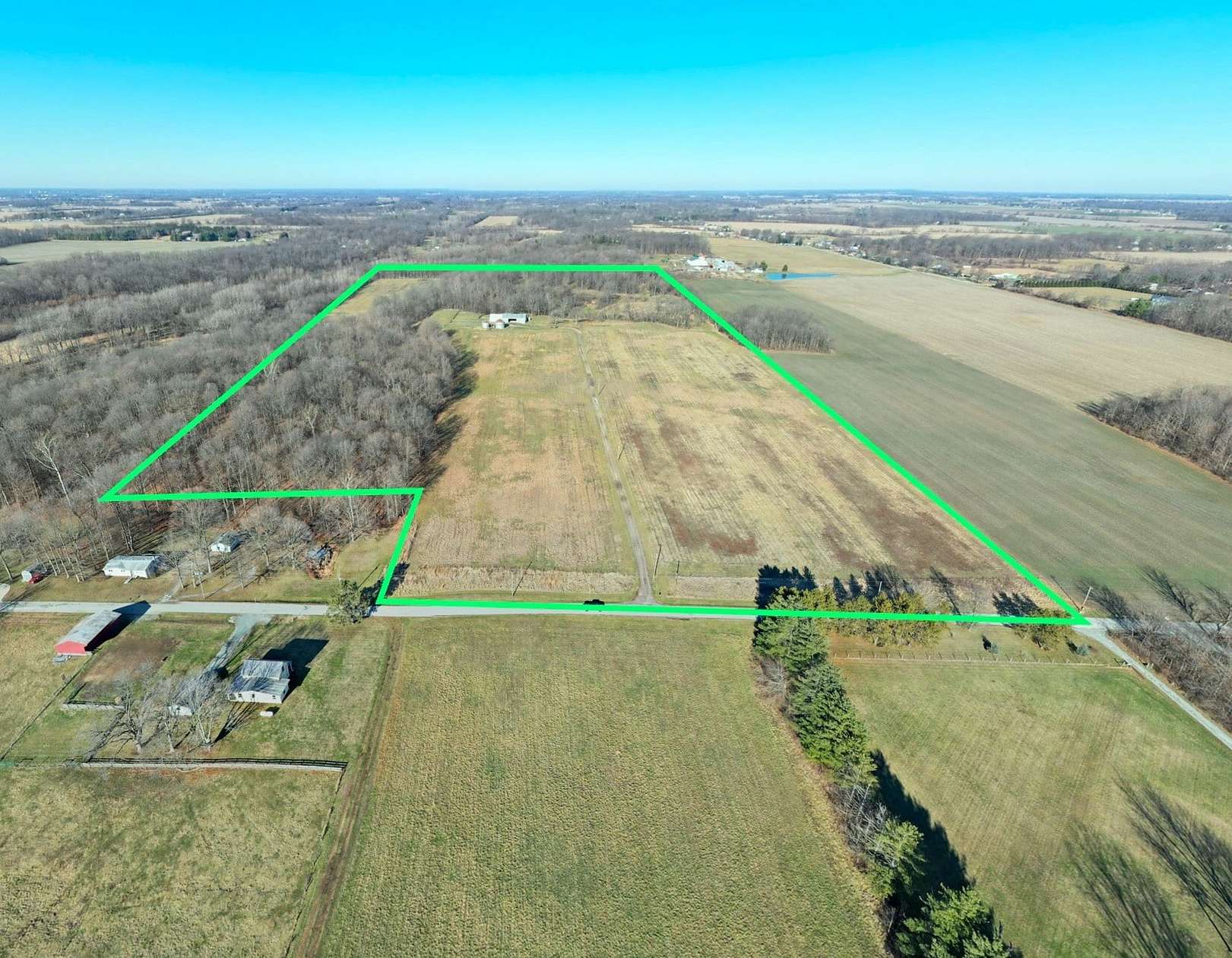 77.6 Acres of Recreational Land & Farm for Sale in Markleville, Indiana